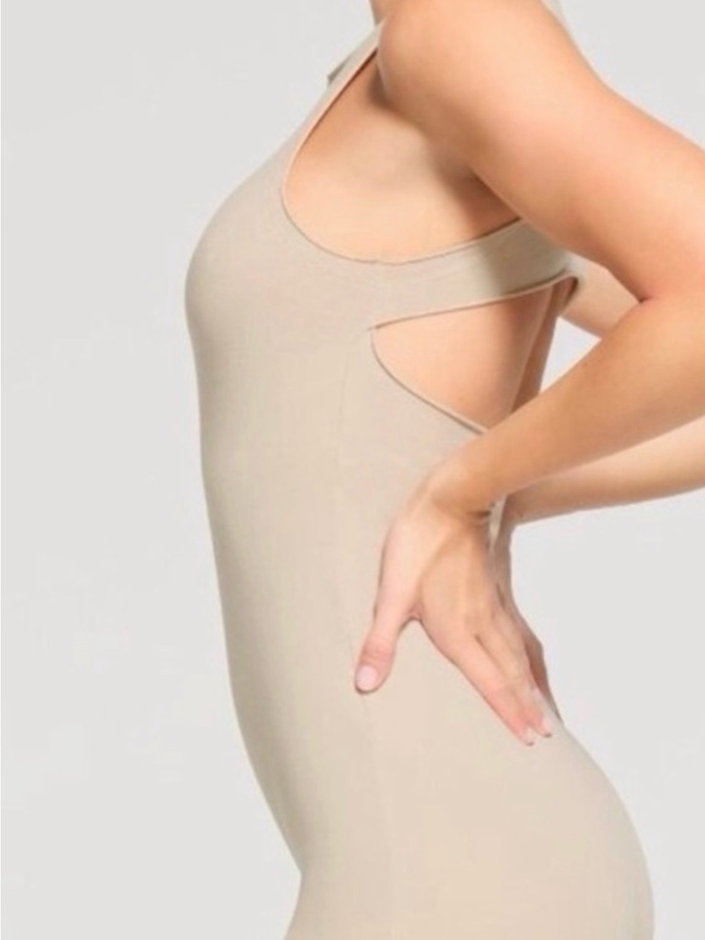 Skims Raw Edge Romper M